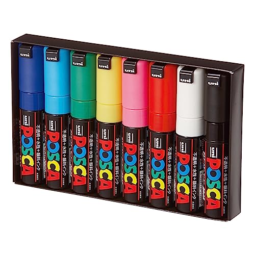 8色セット8ショク/-/311506000 パッケージ個数:1 8色セット 太字角芯/線幅8.0mm 重量:400g サイズ:縦137.3mm×横130mm ×厚さ27mm 色:青、緑、水色、黄、赤、