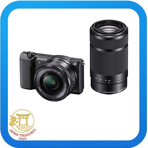 Sony Alpha a5100 Interchangeable Lens Camera with 16-50mm and 55-210mm Lenses