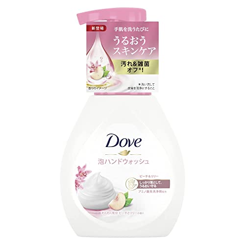 セラミド /240ml/- ・Flavor Name:ピーチ & リリーSize:240ml ・パッケージ個数:1 ・手荒れが気になるあなたにうるおうボディソープのダヴからハンドソープ発売中。