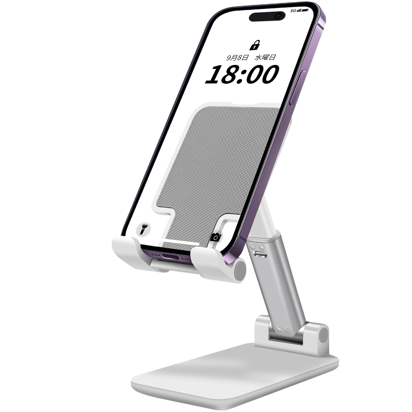 おりたたみ・1個セットホワイト 1個セット Phone Stand MC white ・・Color:1個セットホワイト ・幅広い性軽量でコンパクトな充電スタンドで、使用場所には限らないようにキッチン
