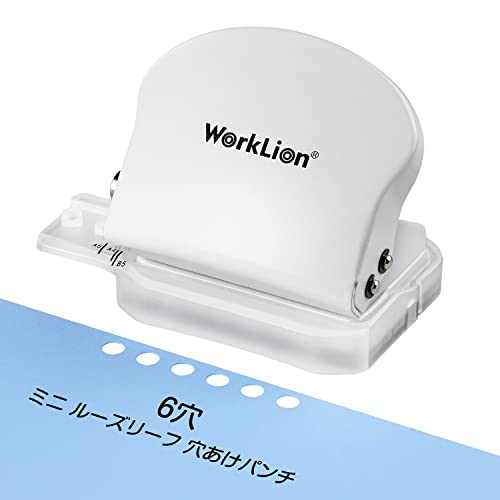 ホワイト/-/HP-9960 ・6穴開けパンチ用途が広いA4(30孔）/B5（26孔）/A5（20孔）ルーズリーフ穴開けパンチ、システム手帳 、伝票/書類の 整理等DIY多穴開けパンチ。 ・30孔A4