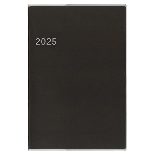 グレー/A5/E8151 ・Size:A5 ・パッケージ個数:1 ・薄くて軽い。カバー付タイプ。 ・サイズA5 本体サイズ214×144×4mm ページ数48P ・掲載期間月間：2025年1月〜202