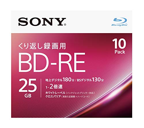 単品-/10枚(地デジ約30時間)/10BNE1VJPS2 ・Style:単品Pattern Name:くり返し録画25GBSize:10枚(地デジ約30時間) ・パッケージ個数:1 ・大切な映像の保