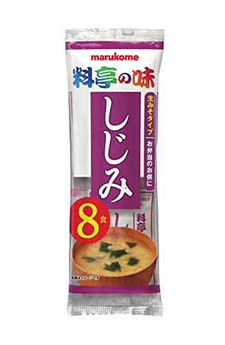 ・ 152グラム x 12 ・内容量8食×12袋 ・お弁当のお供に信州赤系みそに貝エキスをふんだんに使用し、しじみのむき身とわかめを練り込んだ即席生みそ汁です。 ・料亭の味風味豊かな赤系みそをベースに