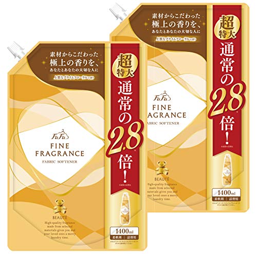 -/1.4リットル (x 2)/- ・パッケージ個数:2 ・●品 名: 柔軟仕上げ剤 ・●内容量: 詰替 1400ｍｌ 2個 ・●成 分: 界面活性剤（第四級アンモニウム塩）/安定化剤/香料/抗菌剤 